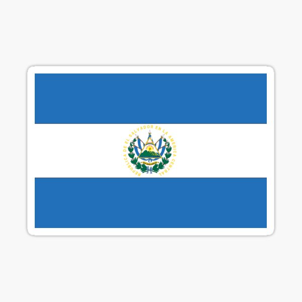 El Salvador Flag Sticker