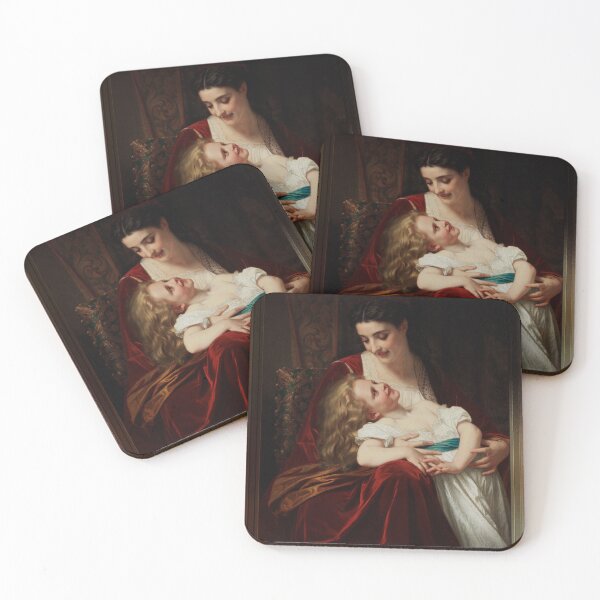Item preview, Maternal Affection by Hugues Merle Fine Art Old Masters Reproductions designed and sold by Xzendor7 Digital Art Creations.