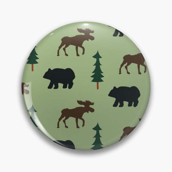Item preview, Moose Brown Silhouette Rustic Woodland  designed and sold by Art by Jess.