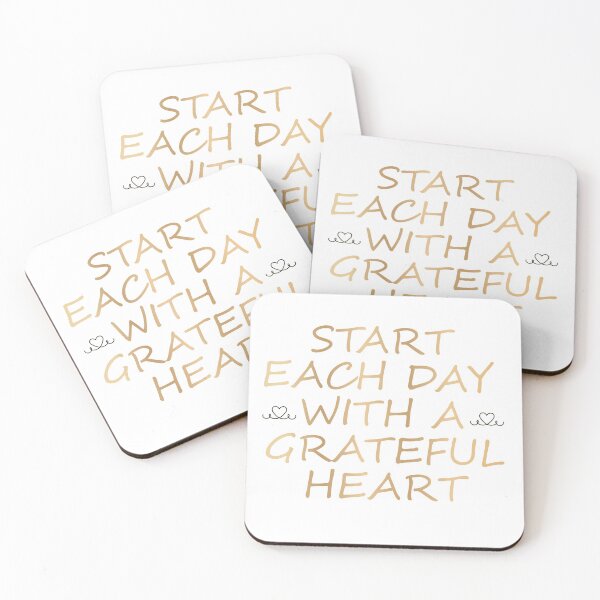 Item preview, START EACH DAY WITH A GRATEFUL HEART  designed and sold by RababE.