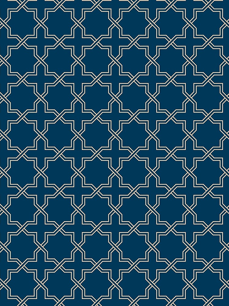 Thumbnail 3 of 3, Scarf, Geometric Islamic Seamless Pattern designed and sold by NeteDesign.