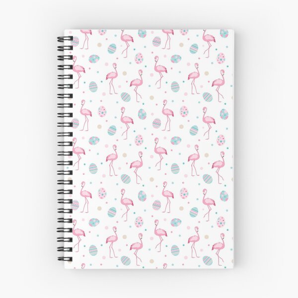 Item preview,       Cute Easter flamingo & painted eggs pattern designed and sold by inga-ra.