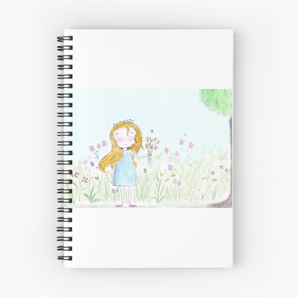 Item preview, Little girl and flowers  designed and sold by Marie Charrois.