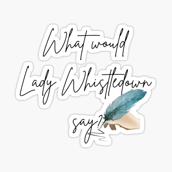 Item preview, Que dirait Lady Whistledown? designed and sold by RTee27.