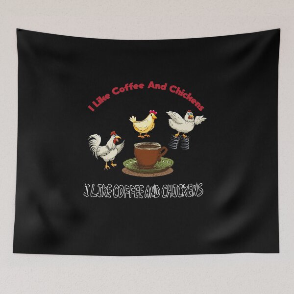 Item preview, I Like Coffee And Chickens And Maybe 3 People designed and sold by hicham4you.