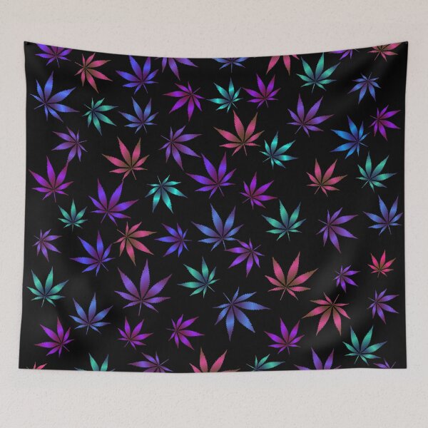 Item preview, Colorful CANNABIS LEAF Pattern - Marijuana Weed DESIGN designed and sold by CannaCreative.