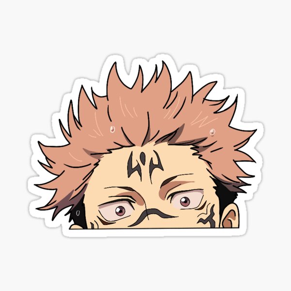 Sukuna peeker Sticker