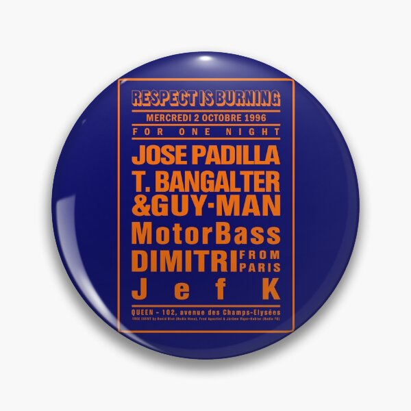 Item preview, RESPECT IS BURNING Paris Dream Concert Poster: Midnight Blue & Orange MODEL Event by La French Touch (Original HD DESIGN) designed and sold by LA FRENCH TOUCH.