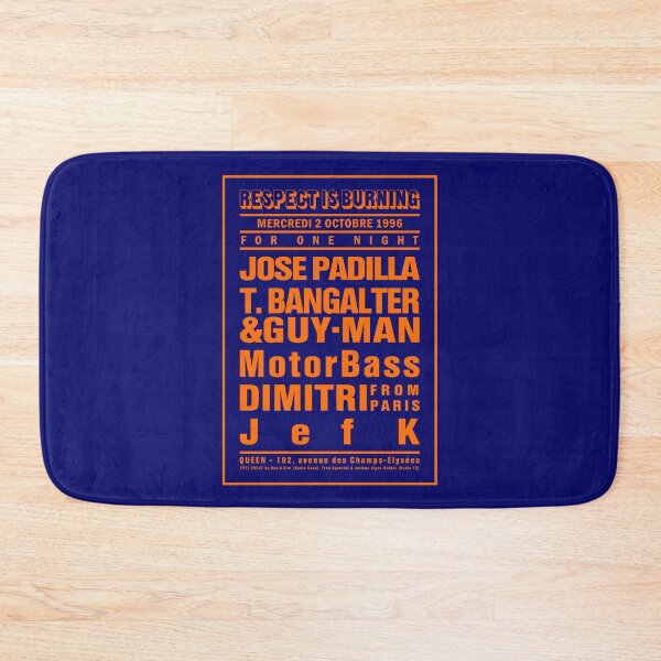Item preview, RESPECT IS BURNING Paris Dream Concert Poster: Midnight Blue & Orange MODEL Event by La French Touch (Original HD DESIGN) designed and sold by LA FRENCH TOUCH.