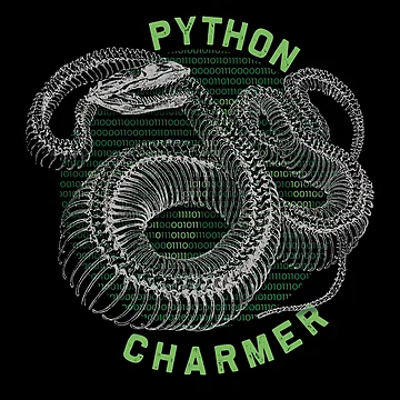 Aperçu de l'œuvre Python Charmer Coding Programmer Computer Nerd de OmmeDesigns