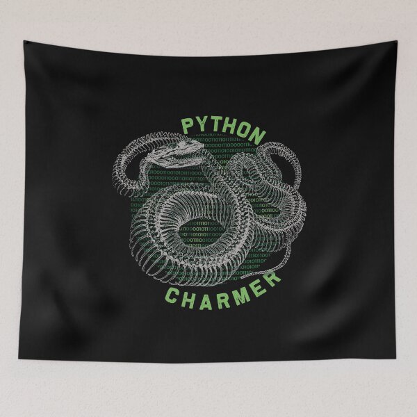 Item preview, Python Charmer Coding Programmer Computer Nerd designed and sold by OmmeDesigns.