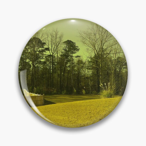 Item preview, Beautiful Smokey Sky Tall Woodland Trees Sunburnt  Golden Grass Landscape Shrub Plants designed and sold by NadeenInspires.