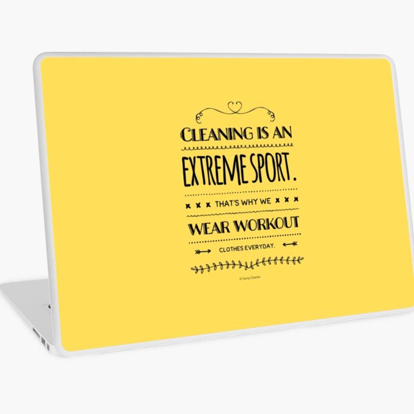 Item preview, Cleaning is an Extreme Sport Fun Workout Housekeeping Humor designed and sold by SavvyCleaner.