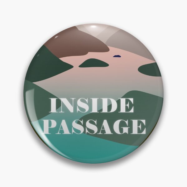 Item preview, Inside Passage Alaskan Sticker designed and sold by JDQuesnel.