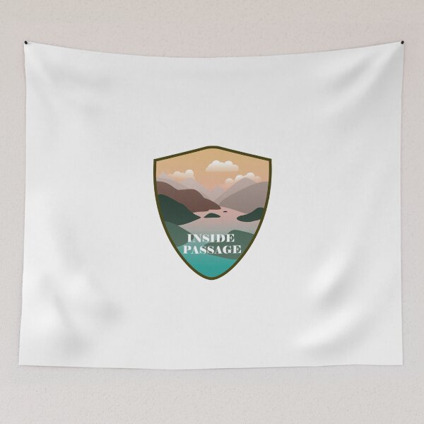 Item preview, Inside Passage Alaskan Sticker designed and sold by JDQuesnel.