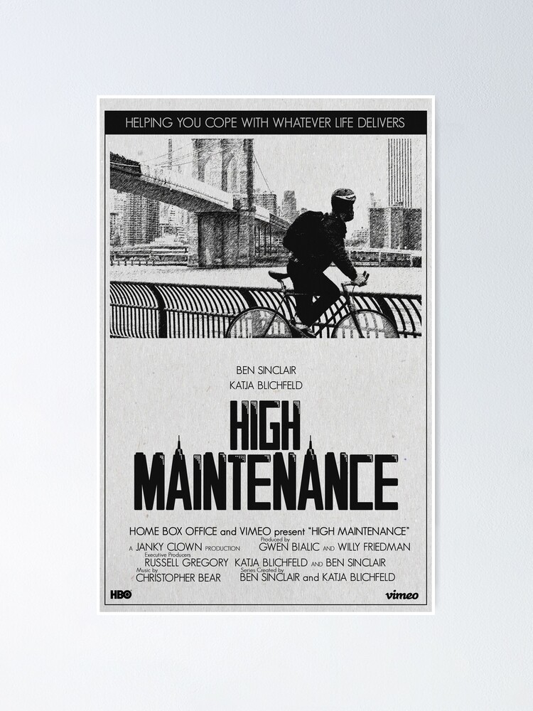 "High Maintenance "The Guy" Artwork" Poster for Sale by Punchitgraphics