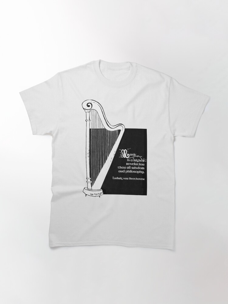 "Classic harp" Tshirt by Sereas Redbubble harp tshirts classic