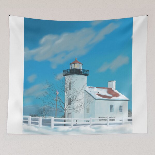 Item preview, Sand Point Lighthouse - Escanaba, (Pure) Michigan designed and sold by Jason Flannery.