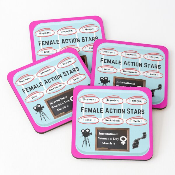 Item preview, Female Action Stars designed and sold by CoyoteGifts.