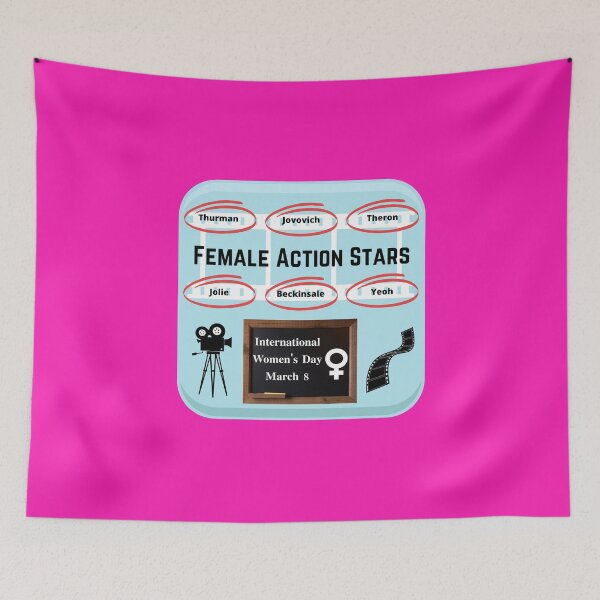 Item preview, Female Action Stars designed and sold by CoyoteGifts.