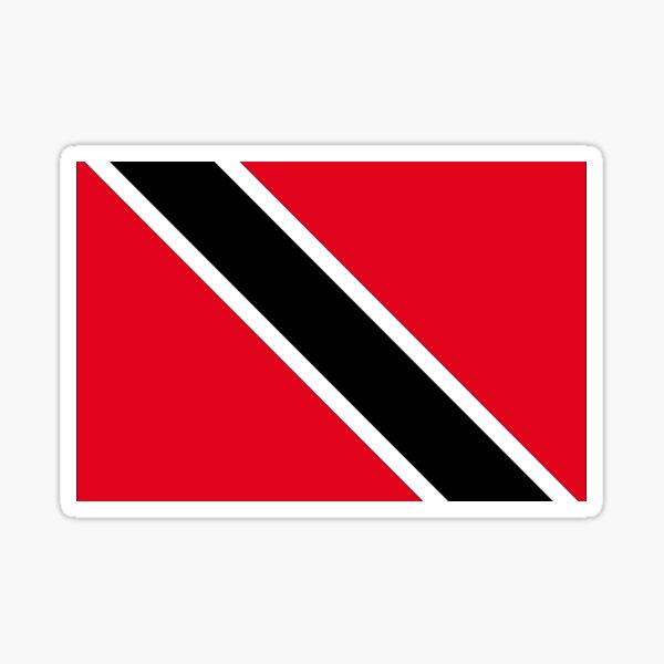 Trinidad and Tobago Flag Sticker