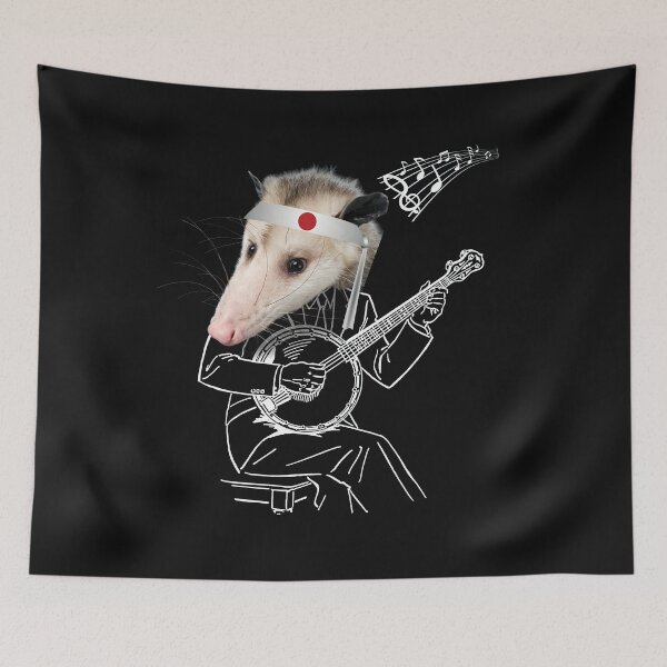 Item preview, Possum Playing Banjo designed and sold by Flirt-Teez.