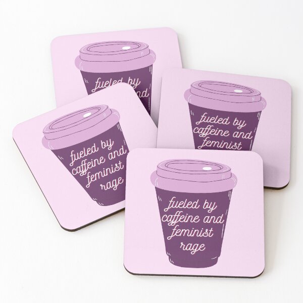 Item preview, Fueled by caffeine and feminist rage designed and sold by wilder-mind.