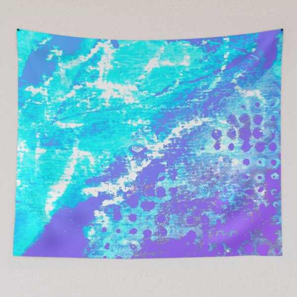 Item preview, Blue Purple Vibrant Watercolor Texture designed and sold by Creatively Torn.