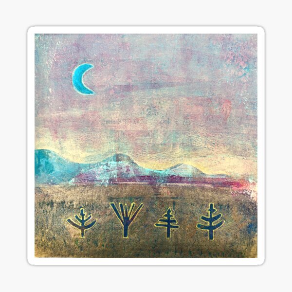 Blue Moon Sticker