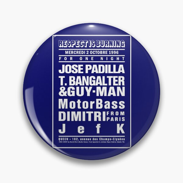 Item preview, RESPECT IS BURNING Paris Dream Concert Poster: Midnight Blue & White MODEL Event by La French Touch (Original HD DESIGN) designed and sold by LA FRENCH TOUCH.