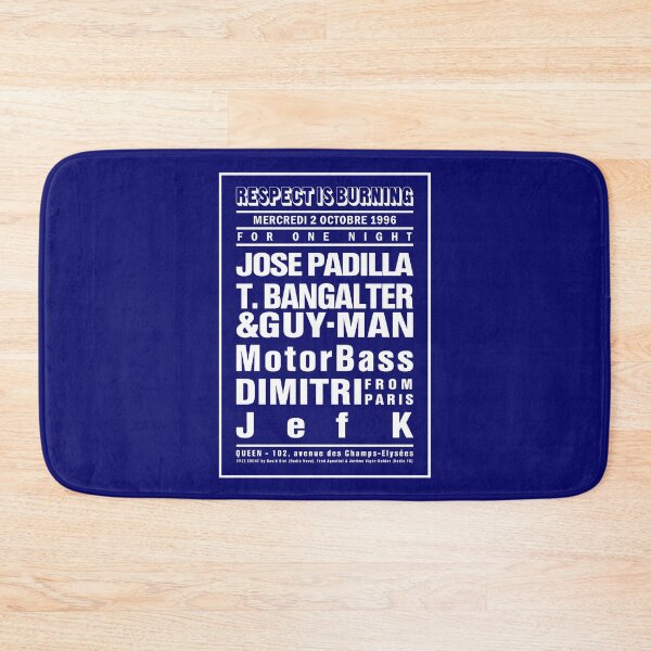 Item preview, RESPECT IS BURNING Paris Dream Concert Poster: Midnight Blue & White MODEL Event by La French Touch (Original HD DESIGN) designed and sold by LA FRENCH TOUCH.