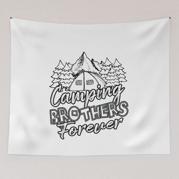 Item preview, CAMPING FOREVER BROTHERS designed and sold by DA-BRAND-DESIGN.