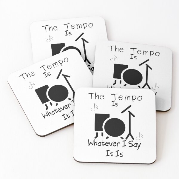 Item preview, The Tempo Is Whatever I Say It Is Drummer T-Shirt  designed and sold by piskwi.