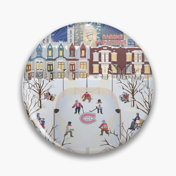Item preview, Outdoor hockey city scene designed and sold by johannadinardo.