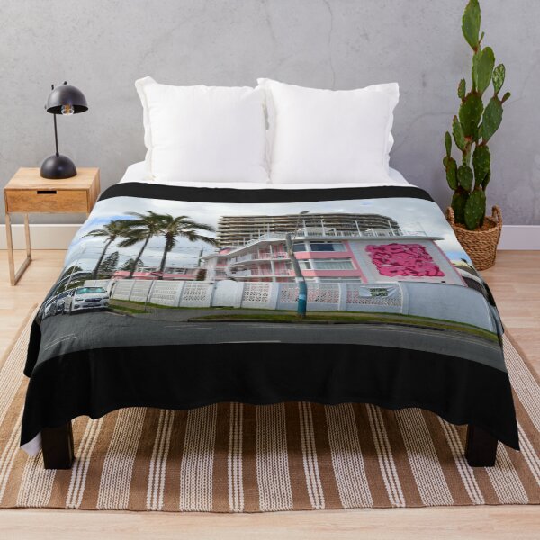 Item preview, The Pink Hotel Coolangatta Gold Coast Buildings Australia designed and sold by SaltySurfgirl.