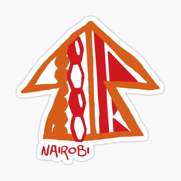 "Nairobi" Sticker for Sale by dtkindling Redbubble