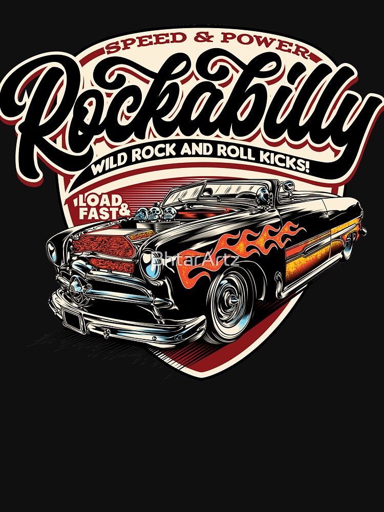 Premium Vector  L.a hot rods t-shirt design