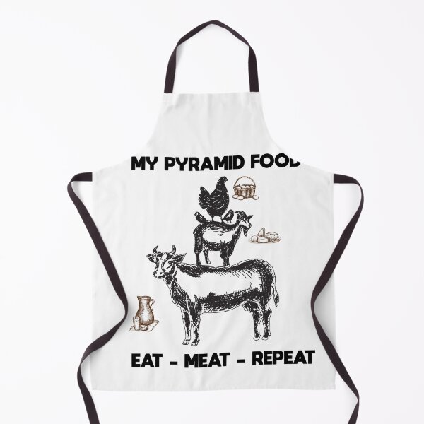 Item preview, My Pyramid Food Eat Meat Repeat designed and sold by hicham4you.