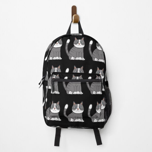Item preview, Cute gray cat pattern designed and sold by Maful.