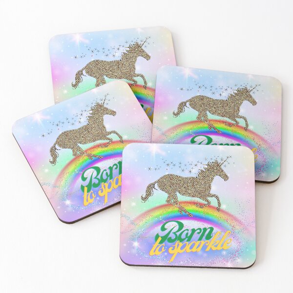 Item preview, Unicorn born to sparkle designed and sold by Eva-Success.