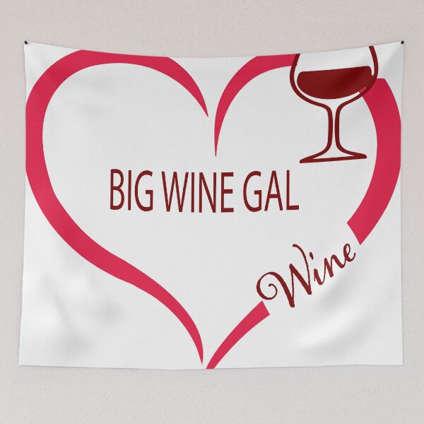 Item preview, Big Wine Gal Heart designed and sold by JAZTshirt.
