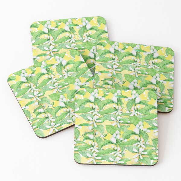 Item preview, Lemon Tree Flowers Pattern designed and sold by kredasart.