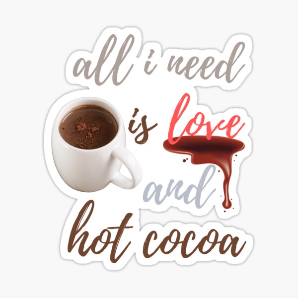 hot chocolate Sticker for Sale by cinnamonknot