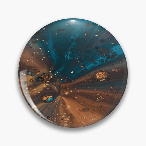 Item preview, Blue Gold Cooper Marble Art designed and sold by BEyourself be.