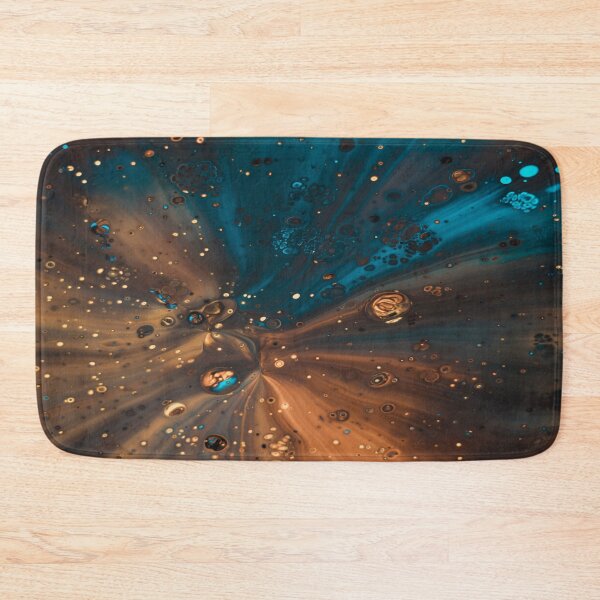 Item preview, Blue Gold Cooper Marble Art designed and sold by BEyourself be.