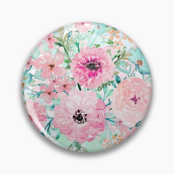 Item preview, Pink Floral watercolor Painting designed and sold by InovArtS.