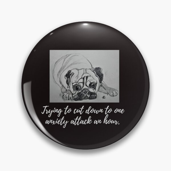 Item preview, Anxious Pug designed and sold by TAW77.