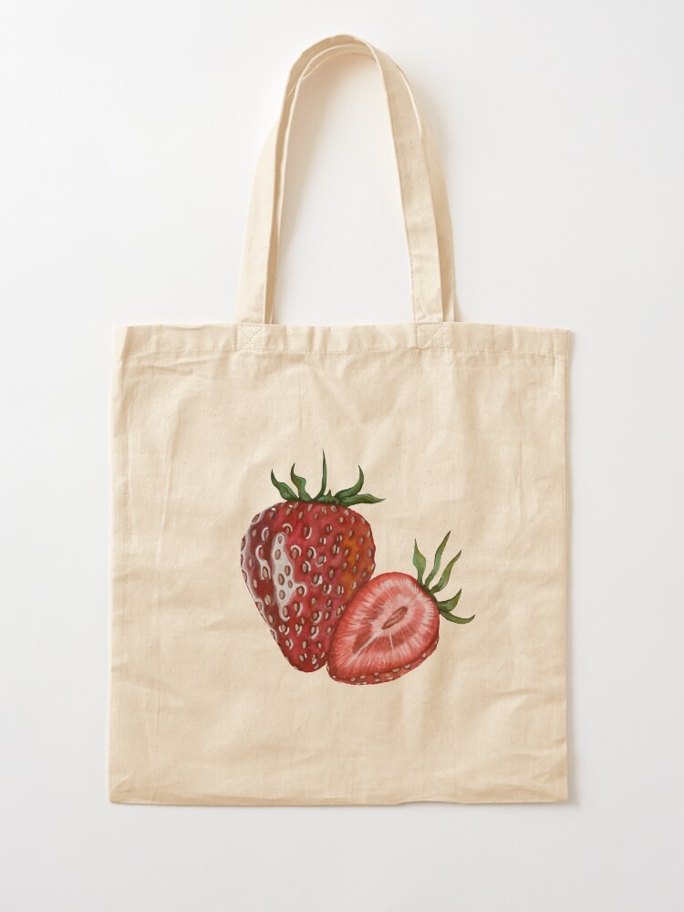 strawberry tote