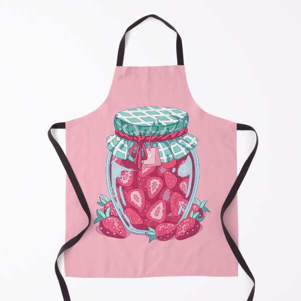 Item preview, A cute red jar with some strawberry jam  designed and sold by AnGoArt.