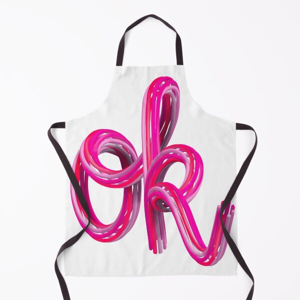 Item preview, OK 3D pink typography designed and sold by AKart19.